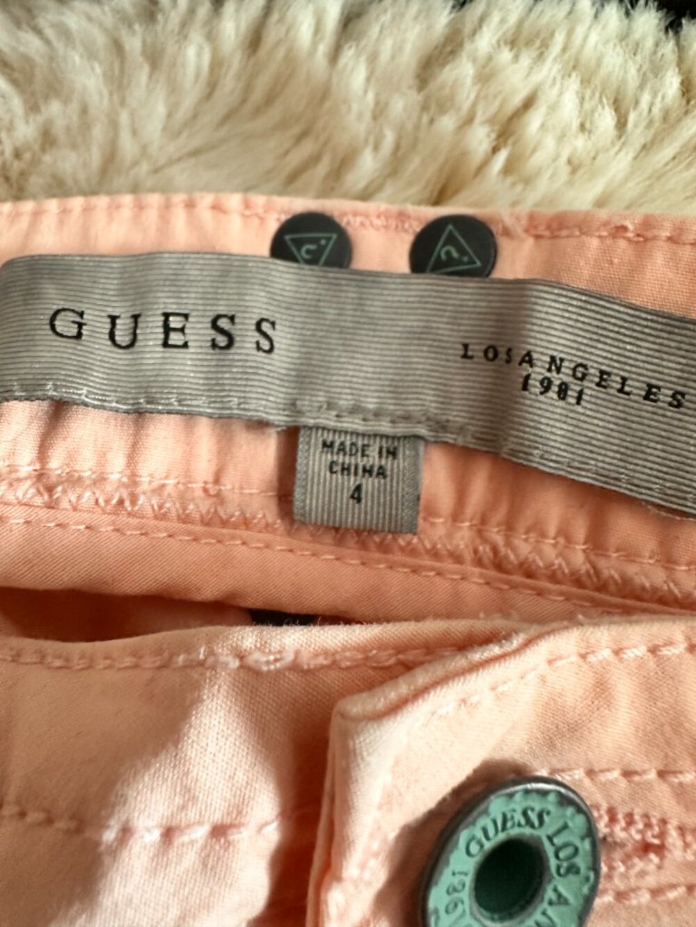 Guess Shorts - Peach - Picture 2 of 3